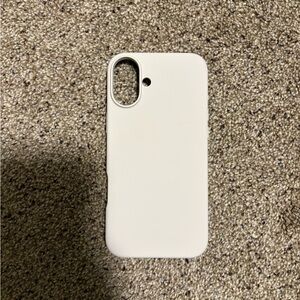 Tan iPhone 16 plus silicone case